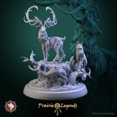 Magic Deer and Fox